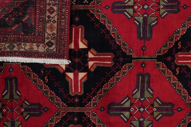 Afshar · Handgeknüpft – Blau, 250x162 cm