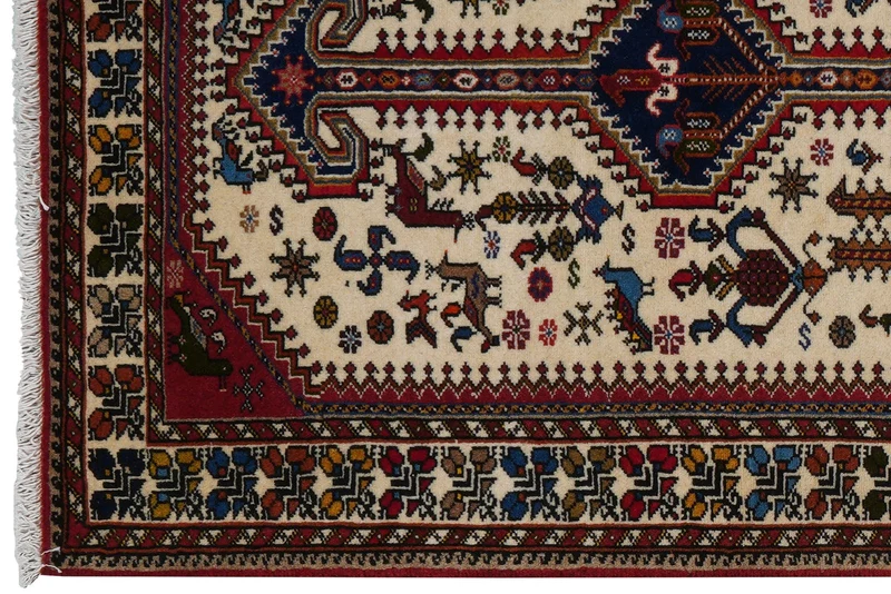 Nasrabad · Handgeknüpft – Beige, 200x81 cm
