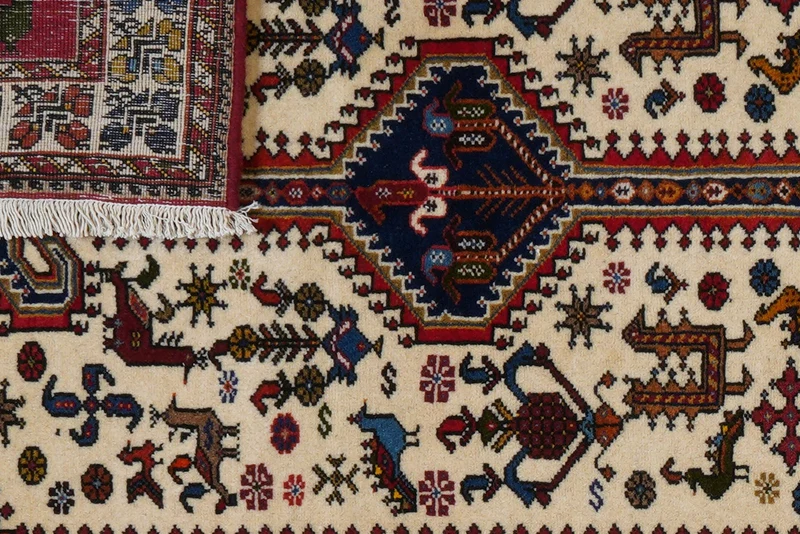 Nasrabad · Handgeknüpft – Beige, 200x81 cm