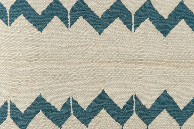 Kelim Gashgai · Handgewebt – Beige, 196x142 cm