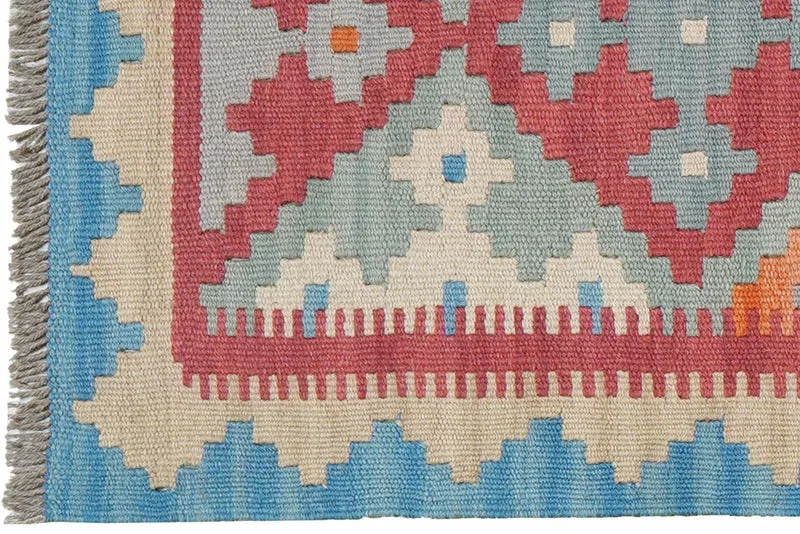 Kelim Gashgai · Handgewebt – Bunt, 239x59 cm