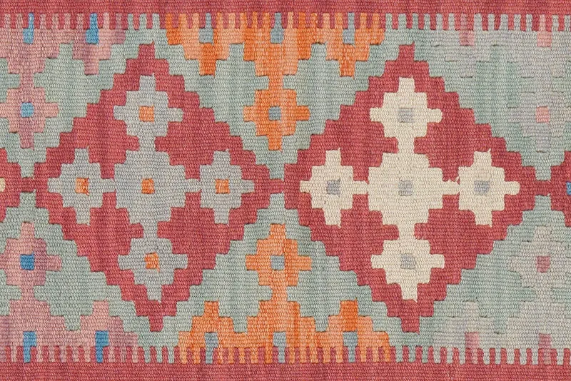 Kelim Gashgai · Handgewebt – Bunt, 239x59 cm