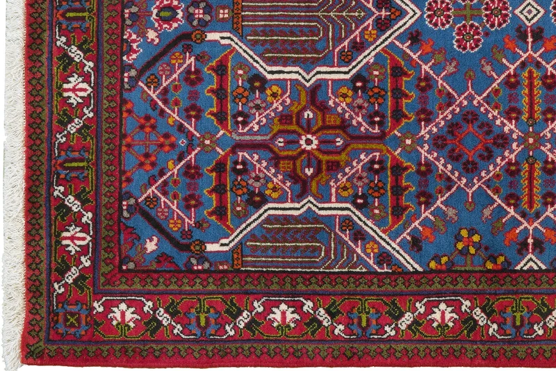 Meymeh · Handgeknüpft – Blau, 158x110 cm