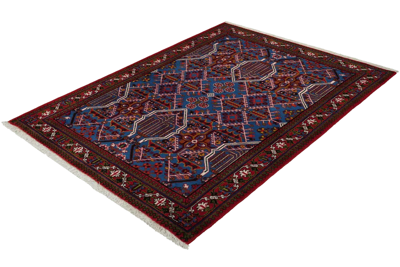 Meymeh · Handgeknüpft – Blau, 158x110 cm