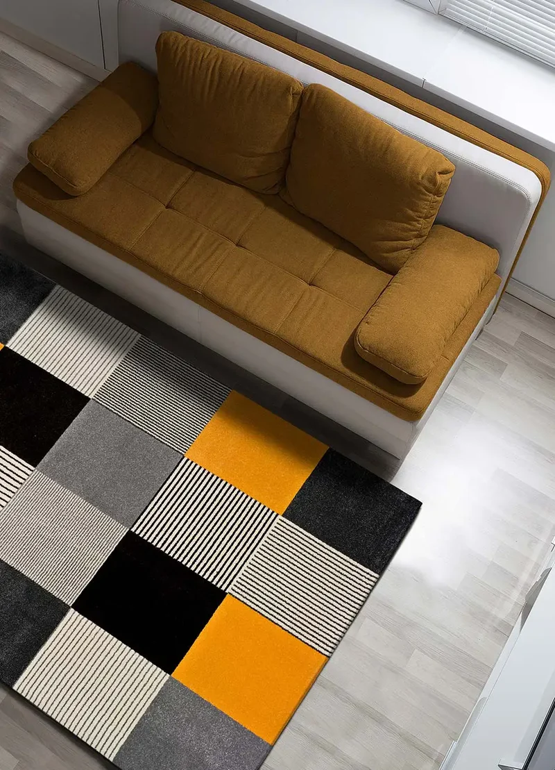 Alfombra geométrica Gladys 12139 Gris