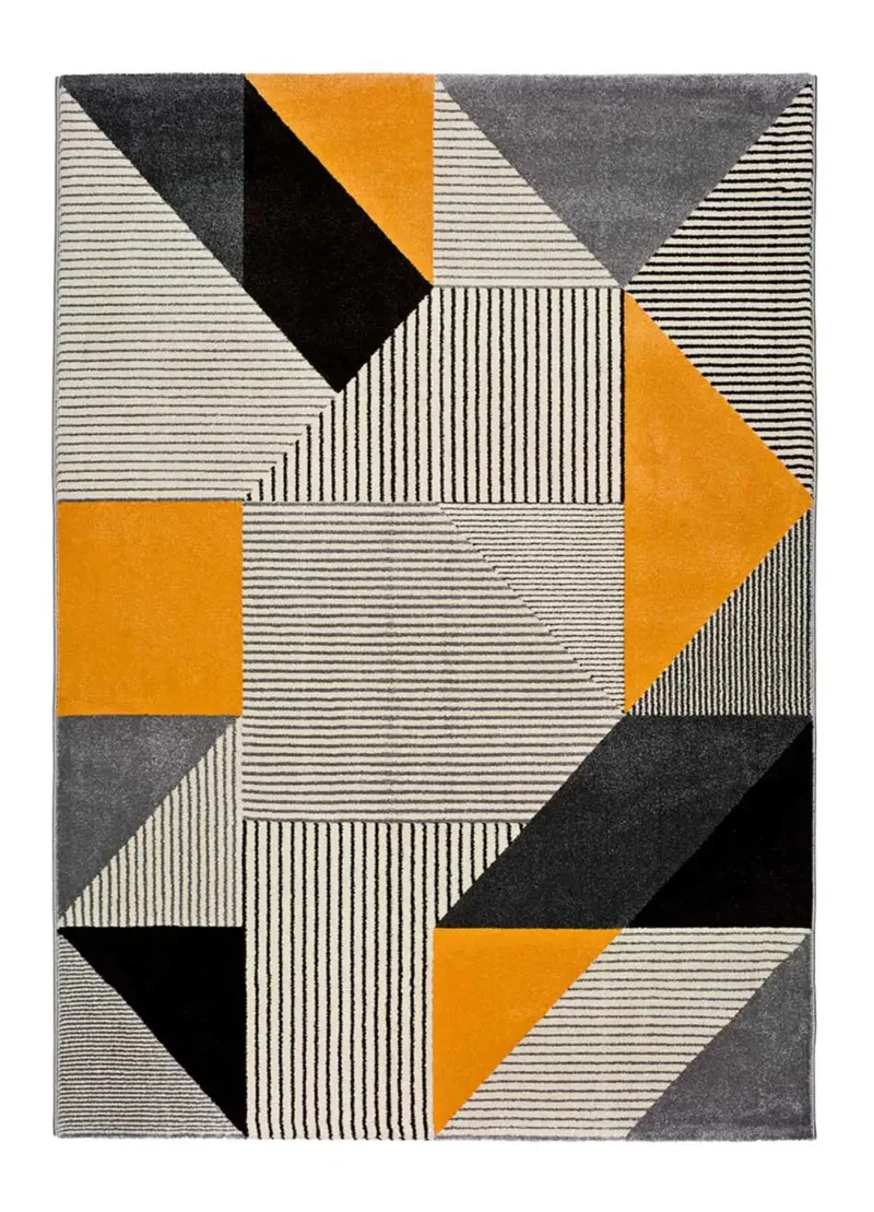 Alfombra geométrica Gladys 12138 Gris