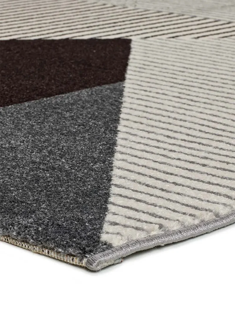 Alfombra geométrica Gladys 12138 Gris
