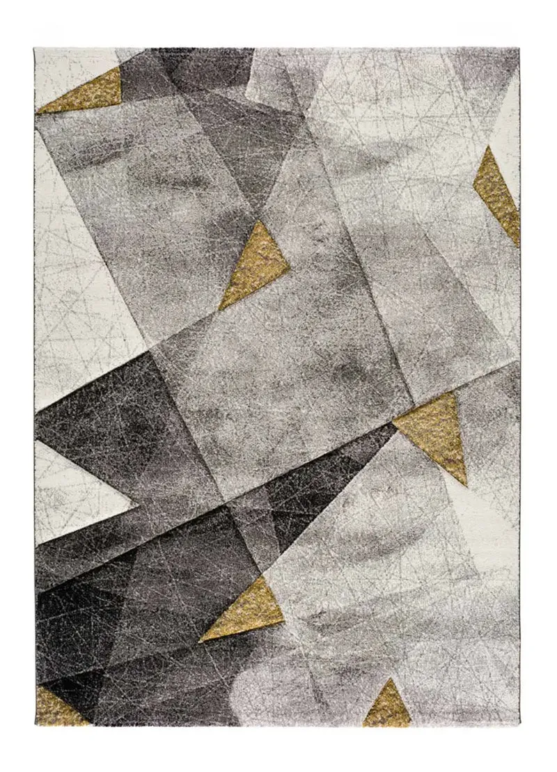 Alfombra geométrica Bianca 24112 Gris