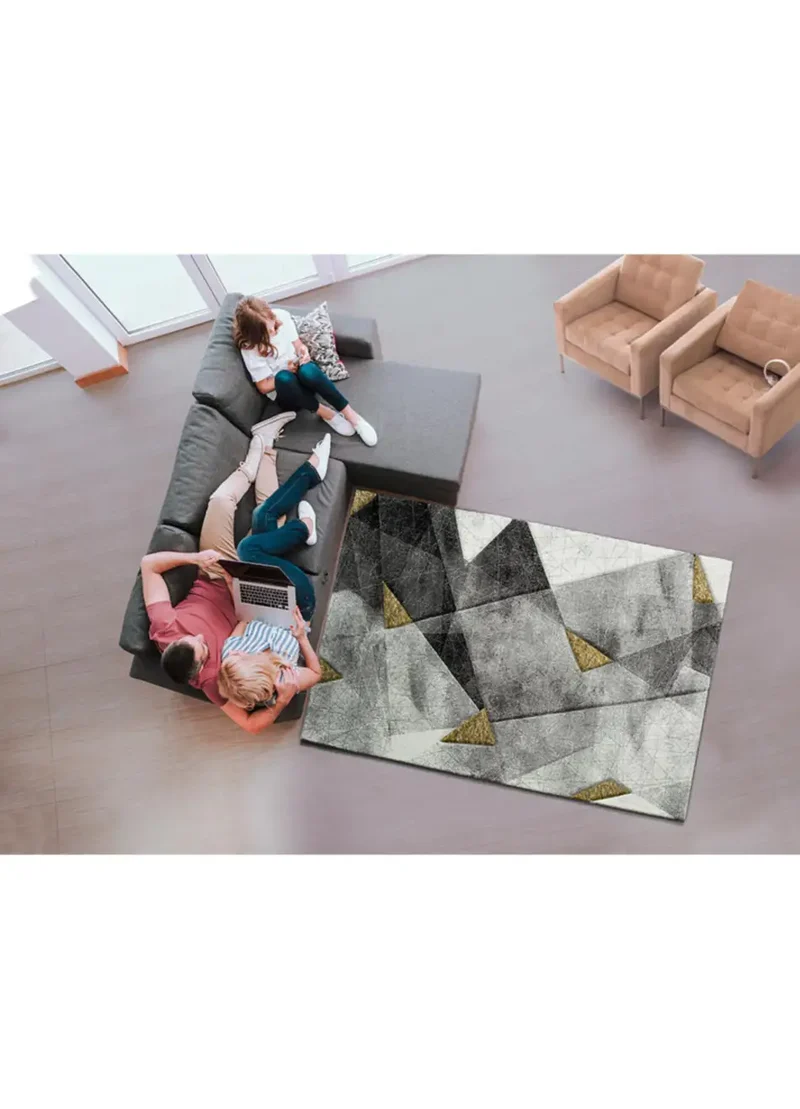 Alfombra geométrica Bianca 24112 Gris