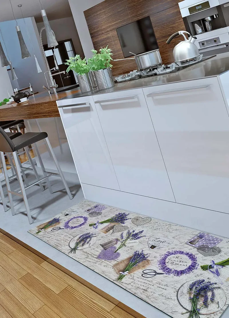 Alfombra de cocina antideslizante Sprinty Provence