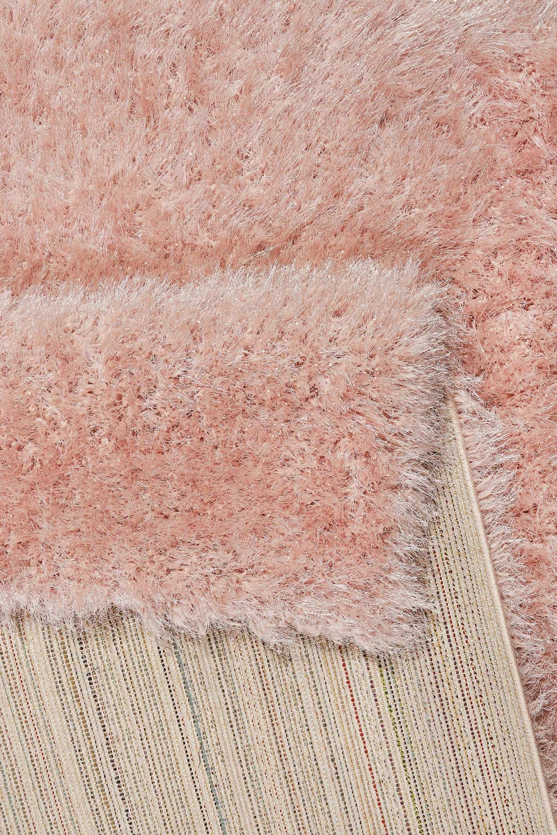 Teppich Rosa glänzend Hochflor "Shiny Touch" WECONhome
