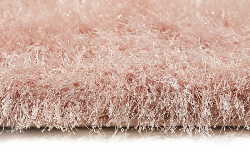 Teppich Rosa glänzend Hochflor "Shiny Touch" WECONhome