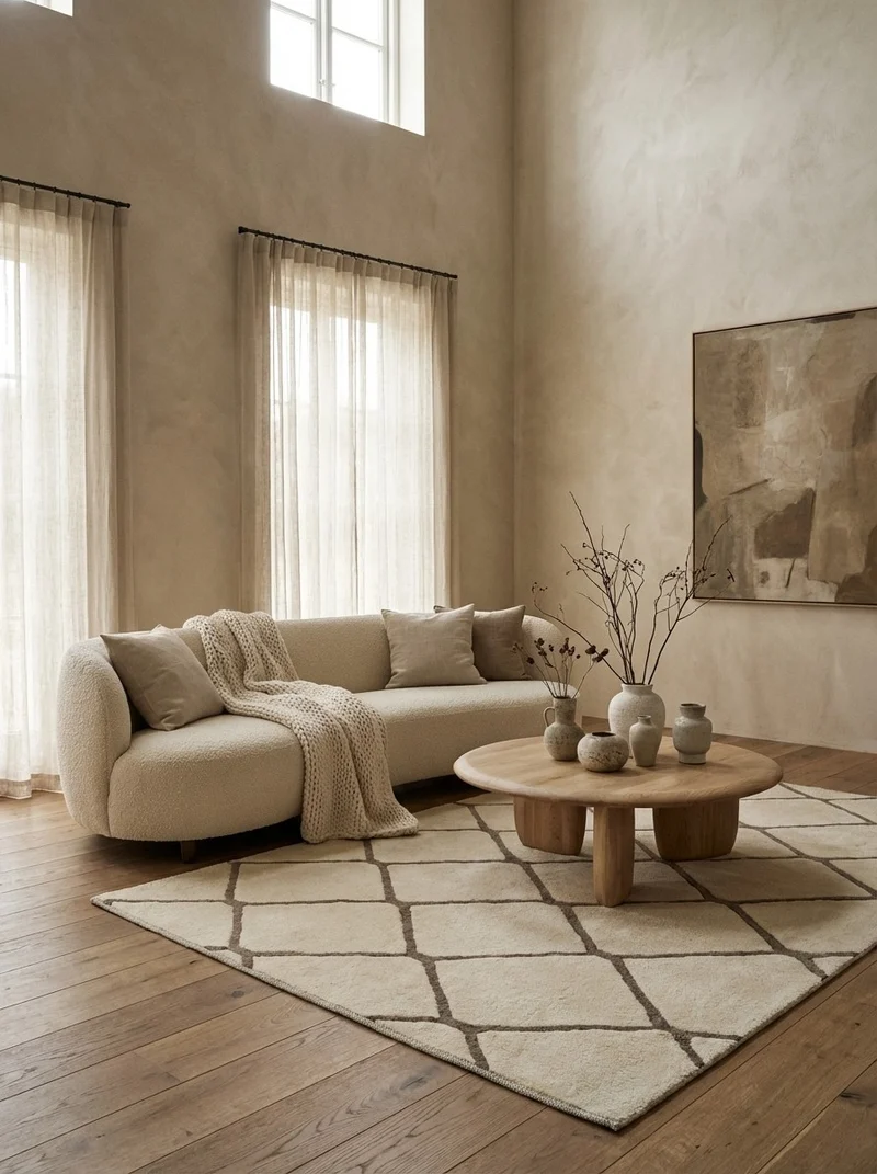 Gabbeh · Handgeknüpft – Beige, 190x148 cm