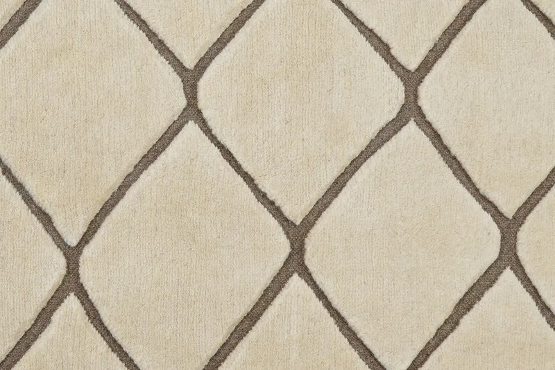 Gabbeh · Handgeknüpft – Beige, 190x148 cm