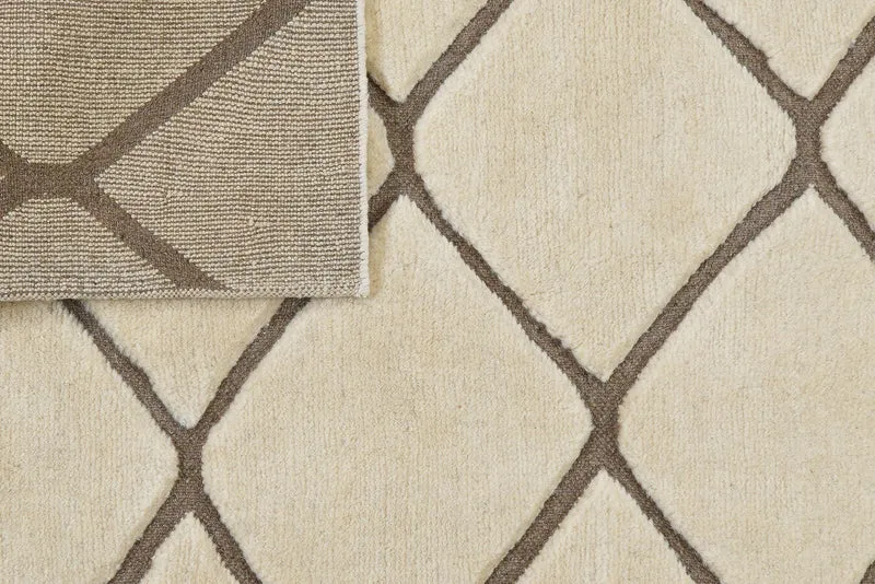 Gabbeh · Handgeknüpft – Beige, 190x148 cm
