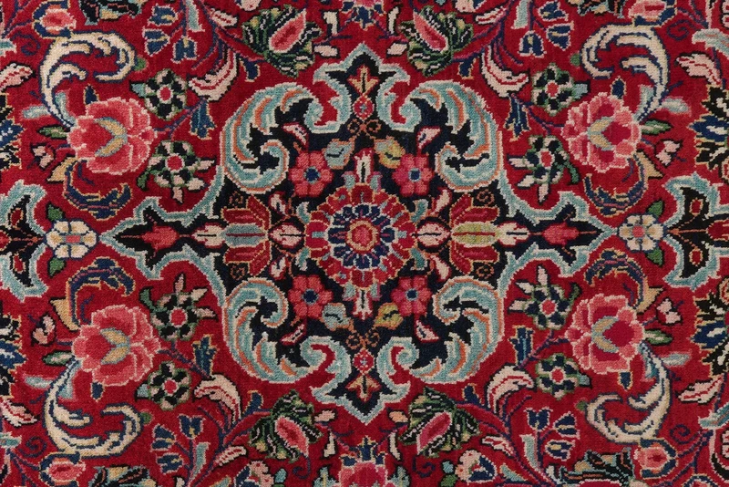 Mahal · Handgeknüpft – Rot, 215x131 cm