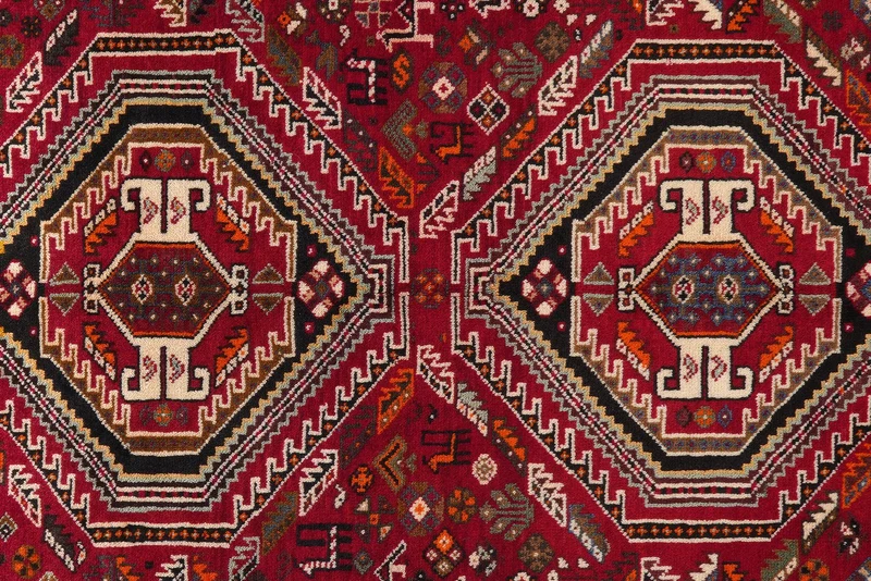 Gashgai · Handgeknüpft – Rot, 254x177 cm