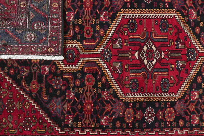 Khamseh · Handgeknüpft – Blau, 234x140 cm