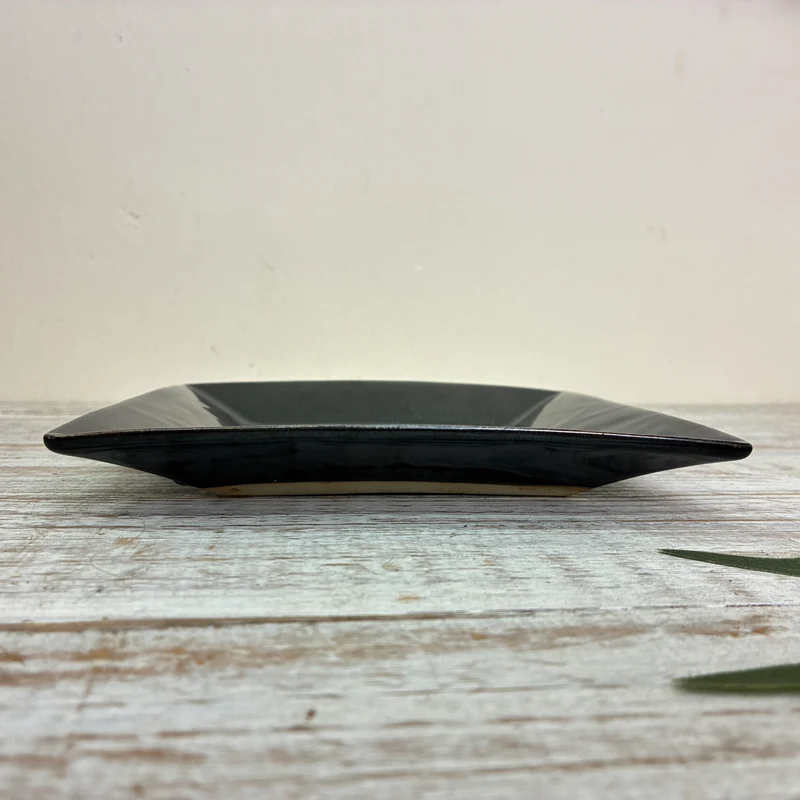 Ami Design Teller Rot Keramik Dekoschale Schwarz Deko