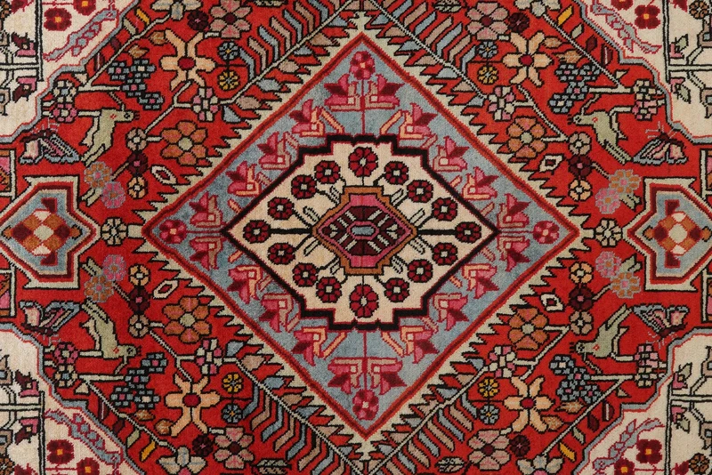 Nahavand · Handgeknüpft – Rot, 236x154 cm