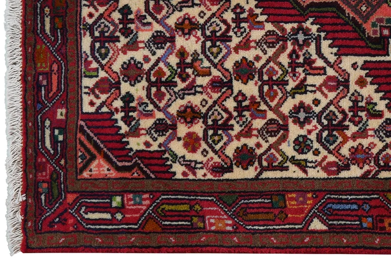 Assadabad · Handgeknüpft – Beige, 126x78 cm