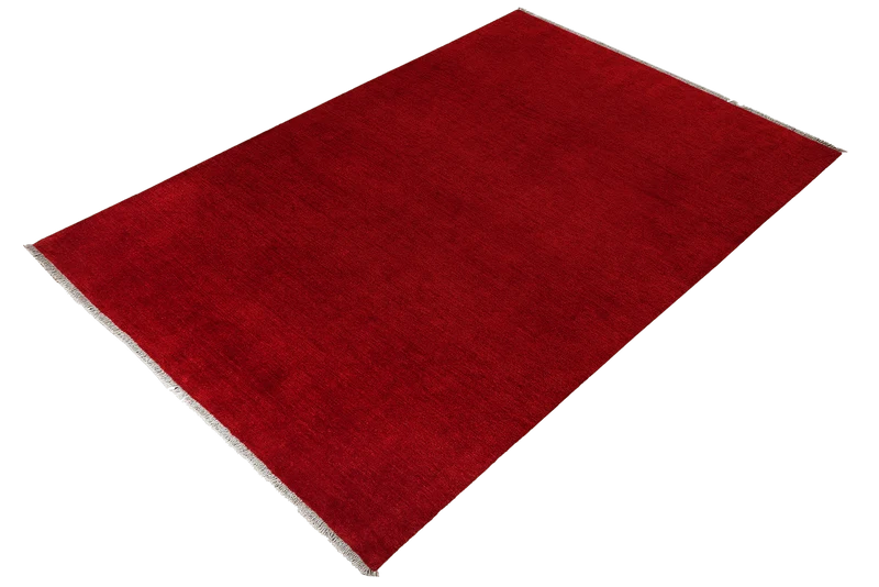 Gabbeh · Handgeknüpft – Rot, 296x197 cm