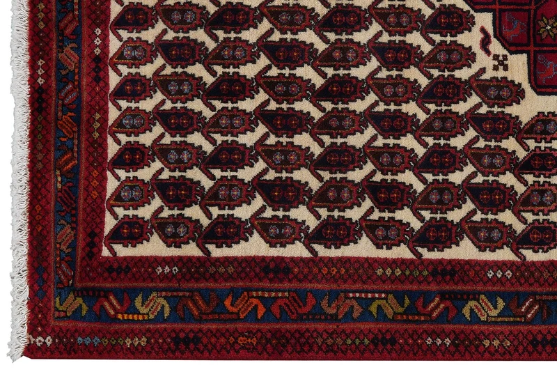 Afshar · Handgeknüpft – Beige, 163x104 cm