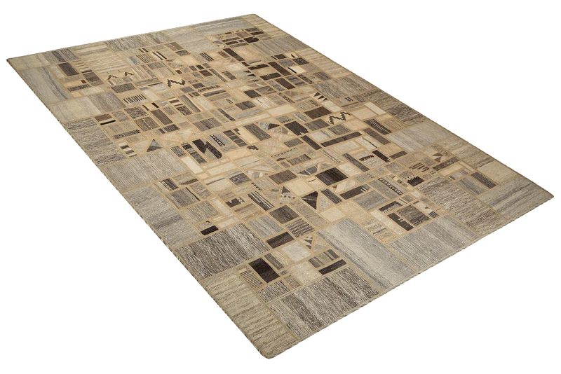 Kelim Tekkeh · Handgewebt – Beige, 235x171 cm
