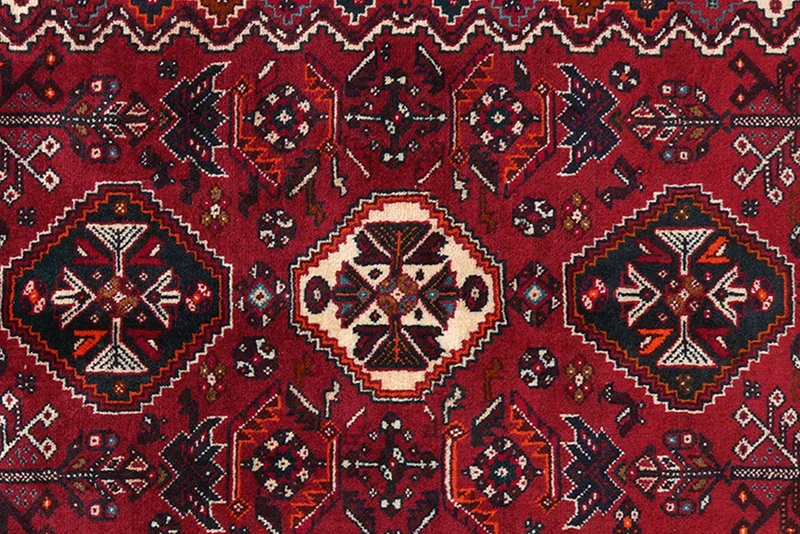Gashgai · Handgeknüpft – Rot, 281x81 cm