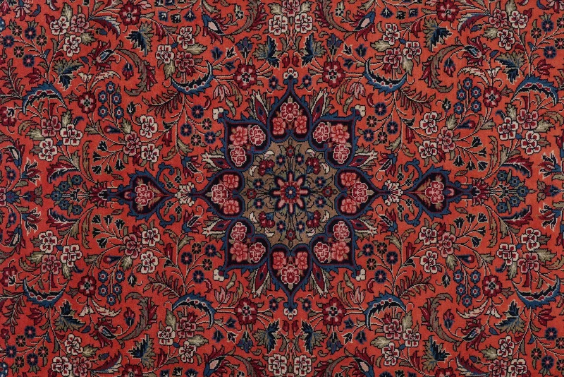 Mehreban · Handgeknüpft – Rot, 300x206 cm