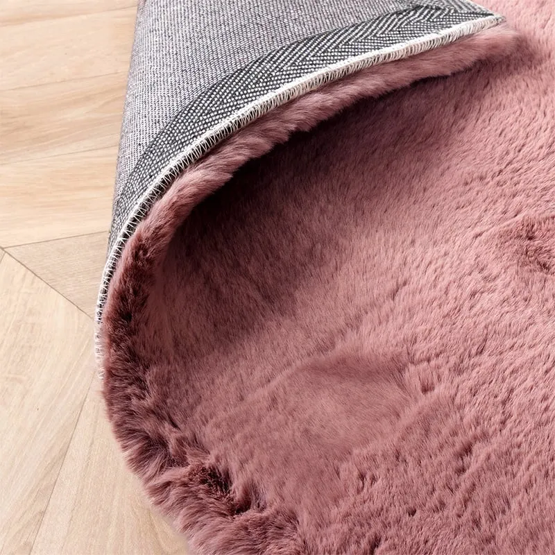 Hochflor Läufer - Comfy Supreme Dunkelrosa