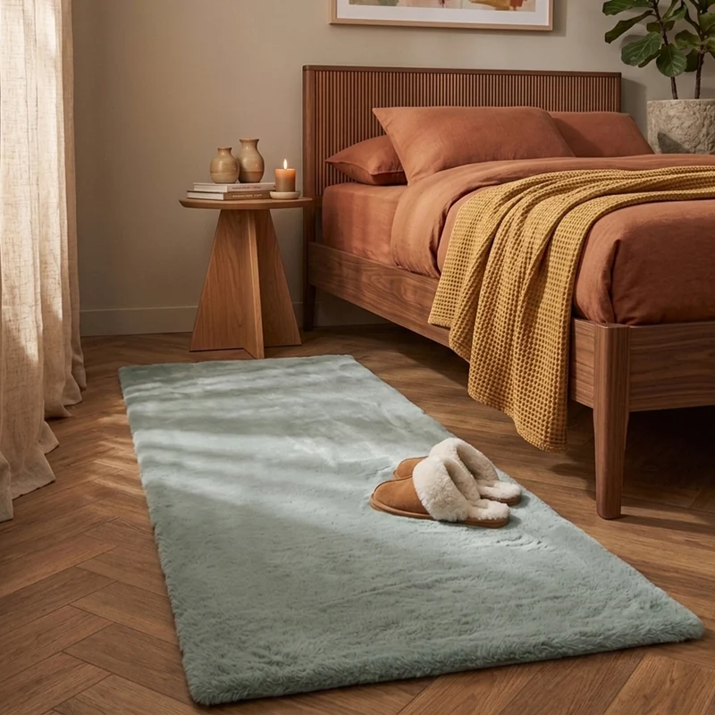 Hochflor Läufer - Comfy Supreme Türkis
