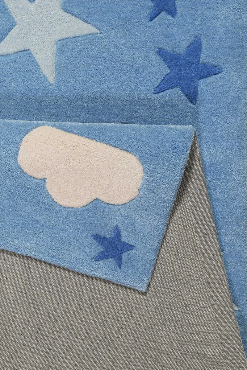 Kinderteppich Blau "LaLeLU" Smart Kids