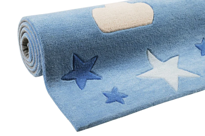Kinderteppich Blau "LaLeLU" Smart Kids