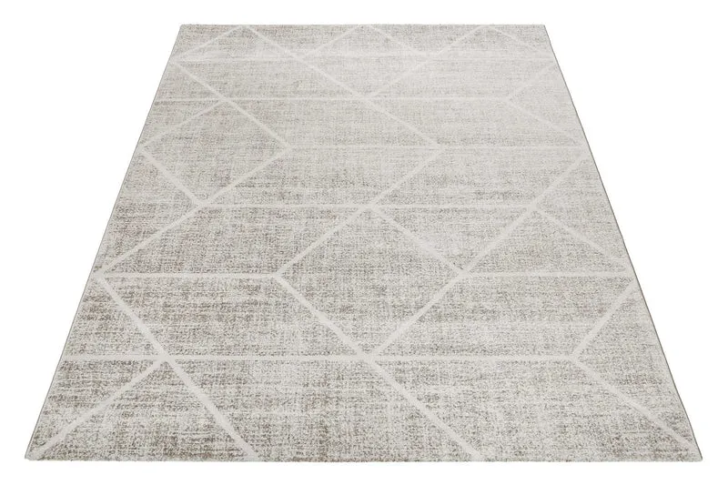 Teppich Grau Sand Kurzflor "Bossa Lounge" WECONhome