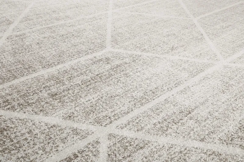Teppich Grau Sand Kurzflor "Bossa Lounge" WECONhome