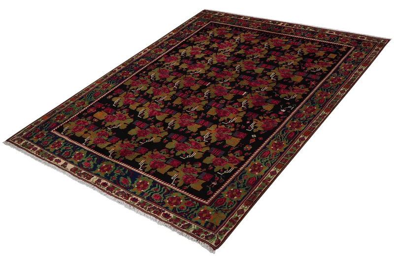 Afshar · Handgeknüpft – Blau, 235x179 cm