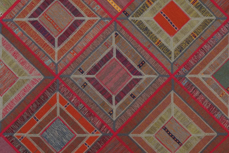Kelim Tekkeh · Handgewebt – Bunt, 241x170 cm