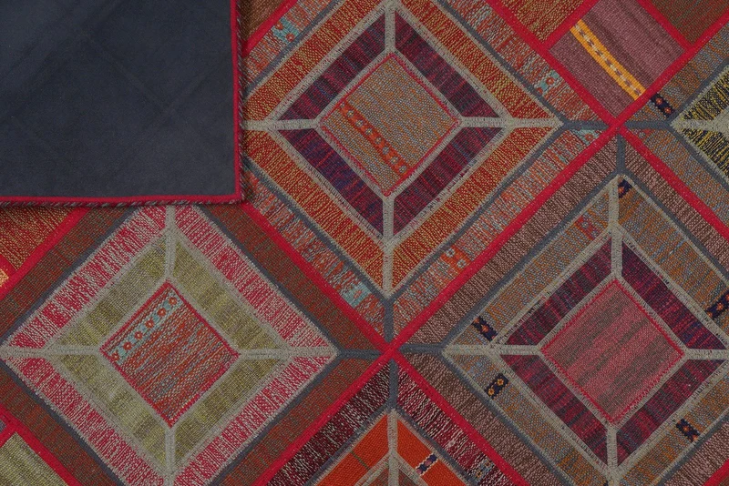 Kelim Tekkeh · Handgewebt – Bunt, 241x170 cm