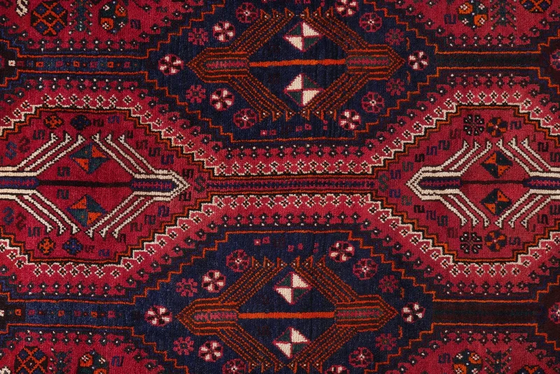 Shiraz · Handgeknüpft – Rot, 246x154 cm