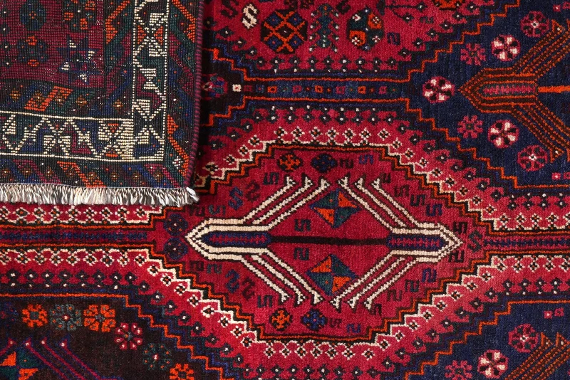 Shiraz · Handgeknüpft – Rot, 246x154 cm