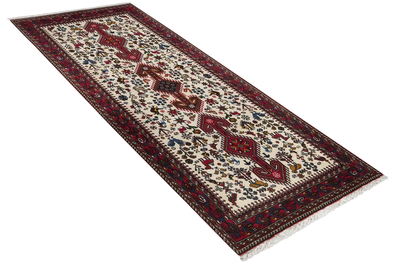 Nasrabad · Handgeknüpft – Beige, 190x81 cm