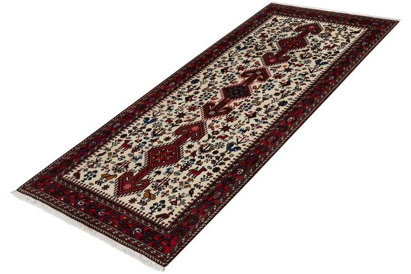 Nasrabad · Handgeknüpft – Beige, 190x81 cm