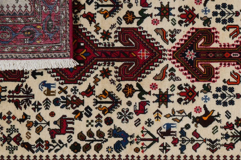 Nasrabad · Handgeknüpft – Beige, 190x81 cm