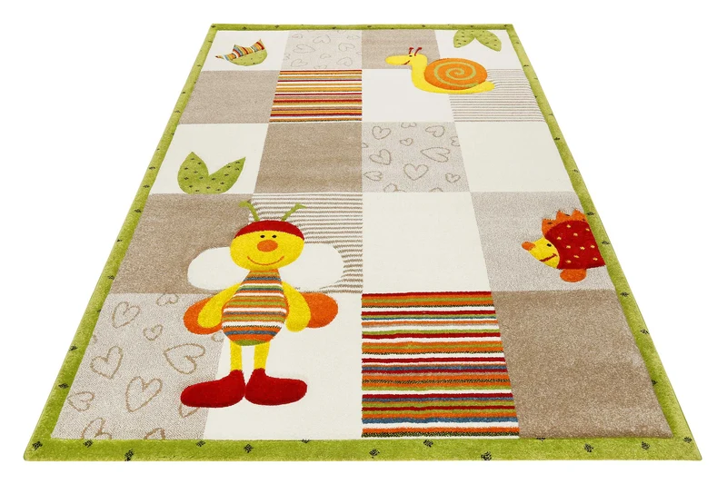 Esprit Kinderteppich Beige Bunt "Bee 2.0"
