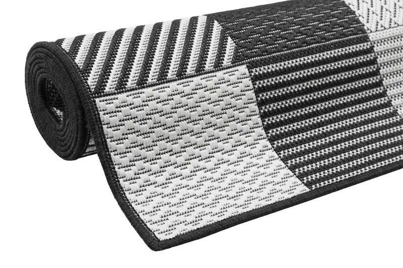 Esprit Teppich Weiß Schwarz In & Outdoor "Chester"