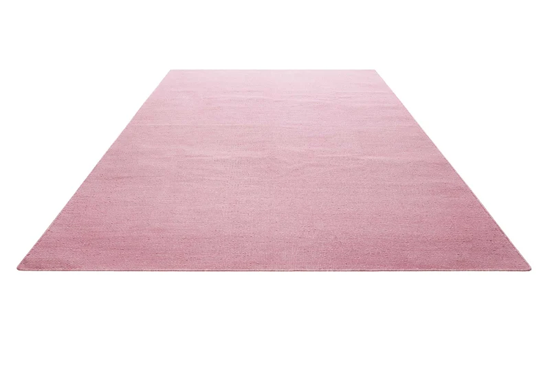 Kelim Teppich Rosa aus Baumwolle "Nizza" Green Looop