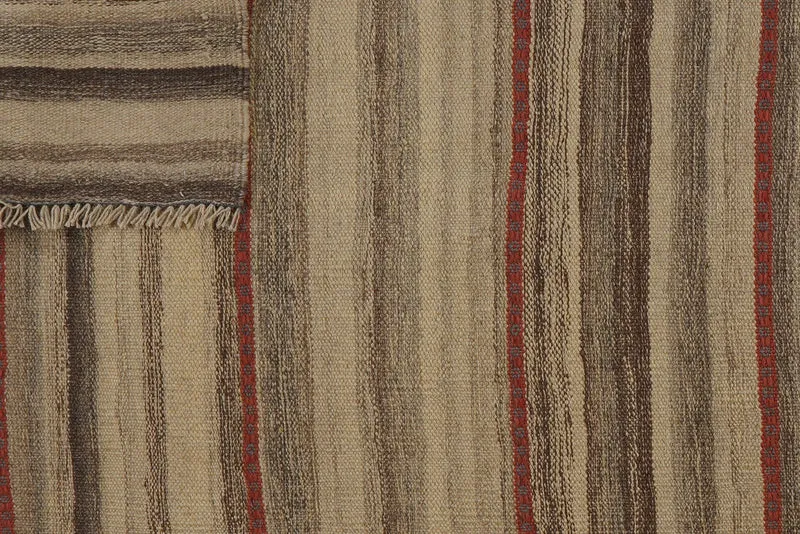 Kelim Gashgai · Handgewebt – Braun, 193x93 cm
