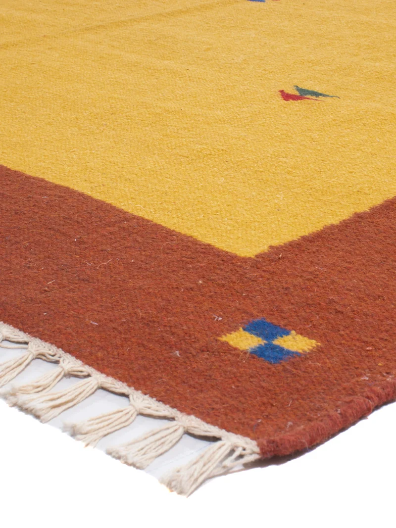 Kelim Modern Teppich 170x240cm - gold