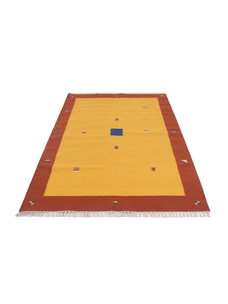 Kelim Modern Teppich 170x240cm - gold